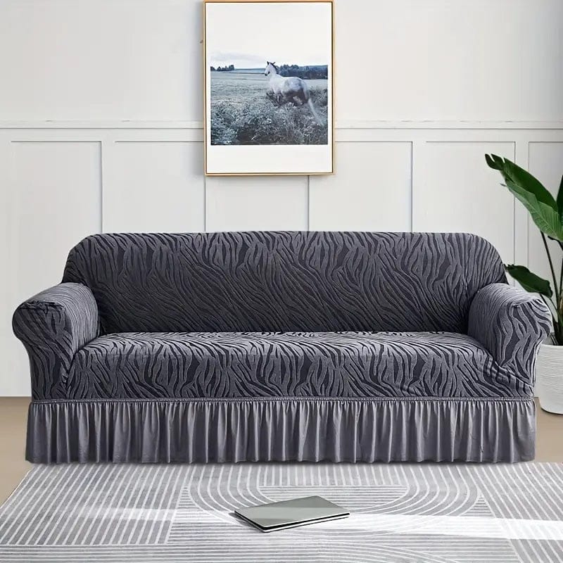Cheetah Print 5 Seater Sofa Cover Set