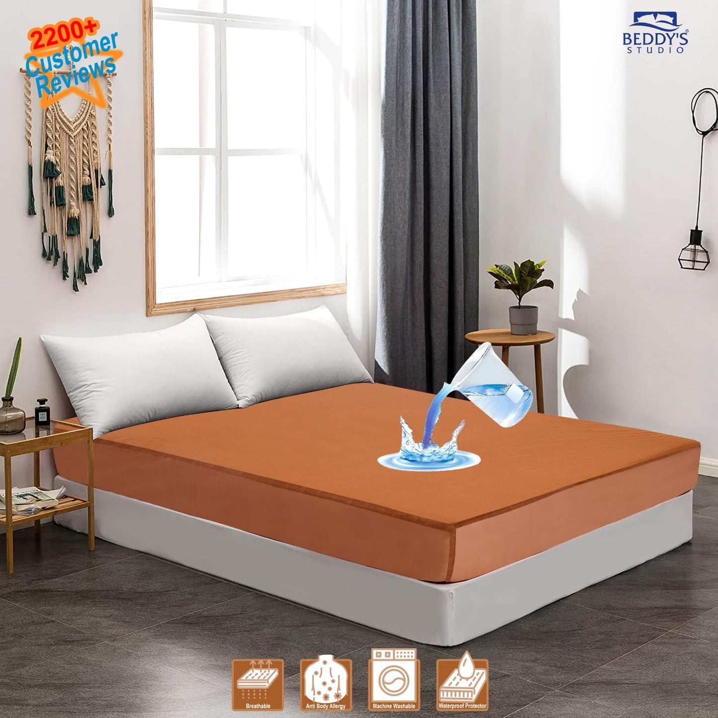 Waterproof Bedsheet King Size – Soft, Durable & Leak-Proof |