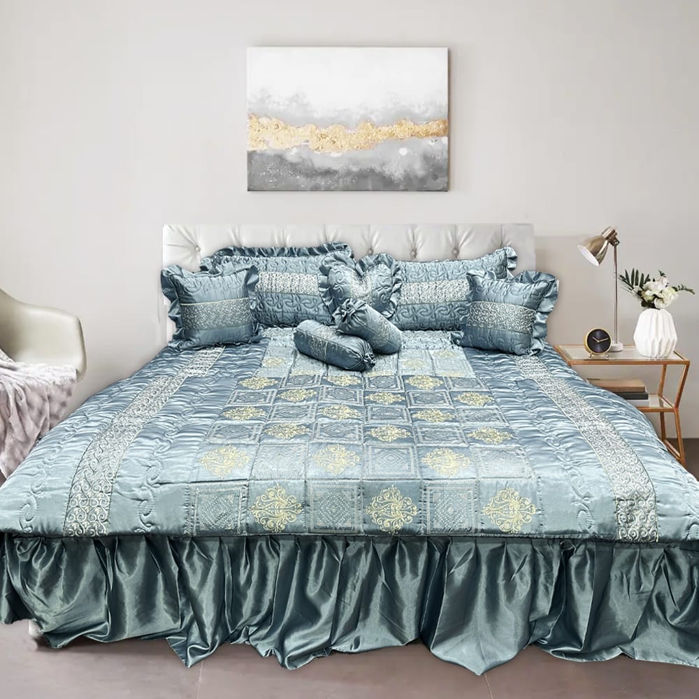 Luxury Bridal Bedset – 9 Piece Premium Set at Best Price