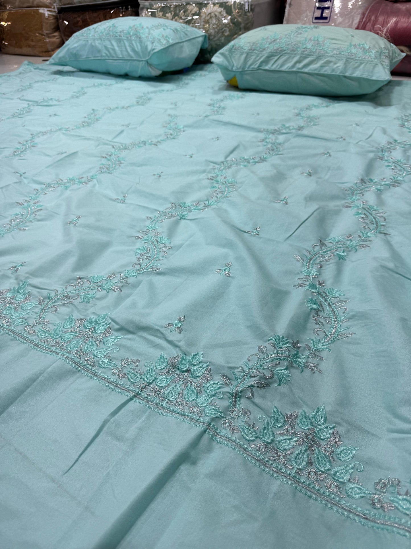 Imritree Bedsheet 3 Piece Set – Pure Cotton | Soft & Breathable Bedding