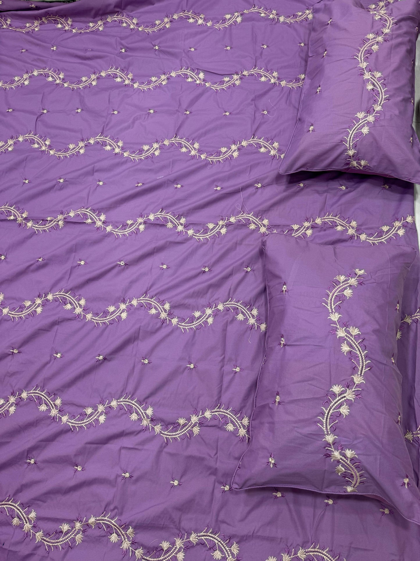 Imritree Bedsheet 3 Piece Set – Pure Cotton | Soft & Breathable Bedding