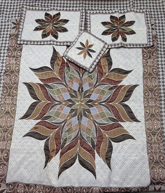 Luxury Jacart Velvet Bedsheet