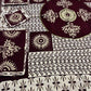 Luxury Jacquard Velvet Bedsheet King Size