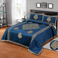 Luxury Laser Cutting Velvet Bedsheet 3-Piece Set – Soft, Elegant & Durable Bedding