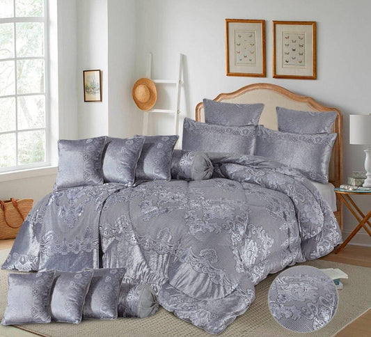 Palachi Bedsheet Complete Set 9 Pcs – Luxury Velvet Touch | Premium Bedding Set