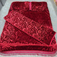 High Quality Embossed Blanket Set 4 Piece Double Size |
