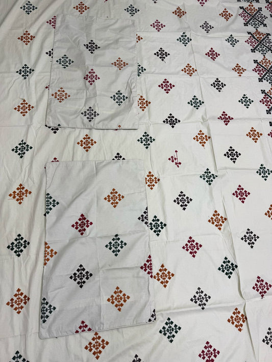 Pure Cotton Imritree Bedsheet King Size | 100% Cotton Soft & Breathable Bedding