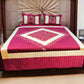 Quilted Fancy Imported Micro Cotton Bedsheet – 3 Piece Luxury Set