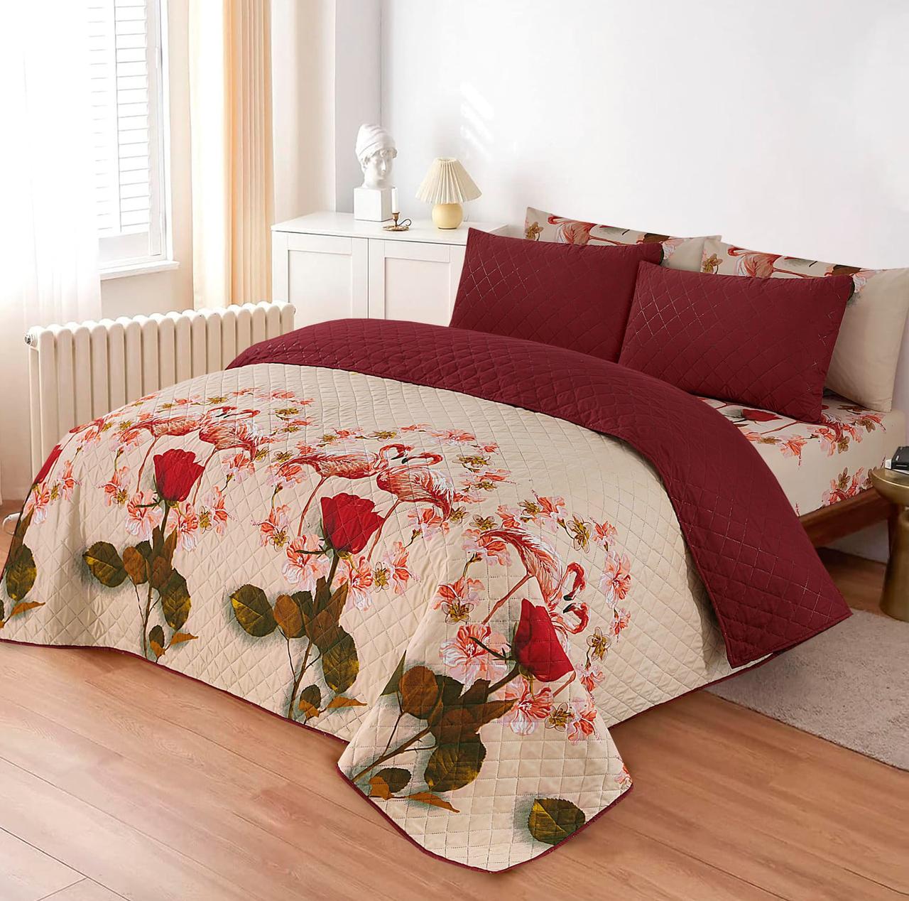 Luxury 6-Piece Micro Cotton Bedspread Set – Ultra Soft & Breathable Bedding