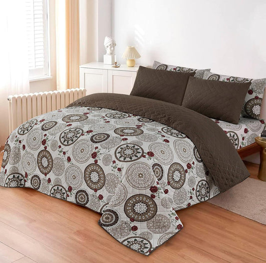 Luxury 6-Piece Micro Cotton Bedspread Set – Ultra Soft & Breathable Bedding