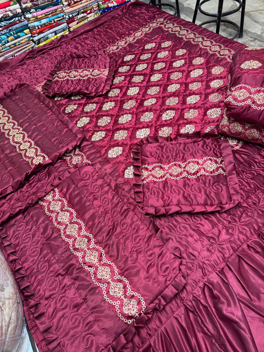 Luxury Mali Silk Comforter Set 9-Piece | Ultra-Soft Bedding Collection