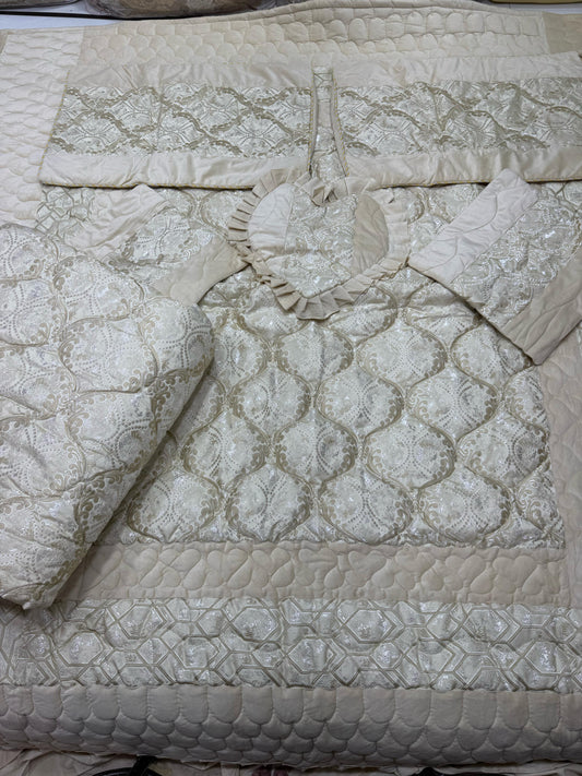 Luxury Shingai Velvet Complete Set - 9 Piece Bedding Collection