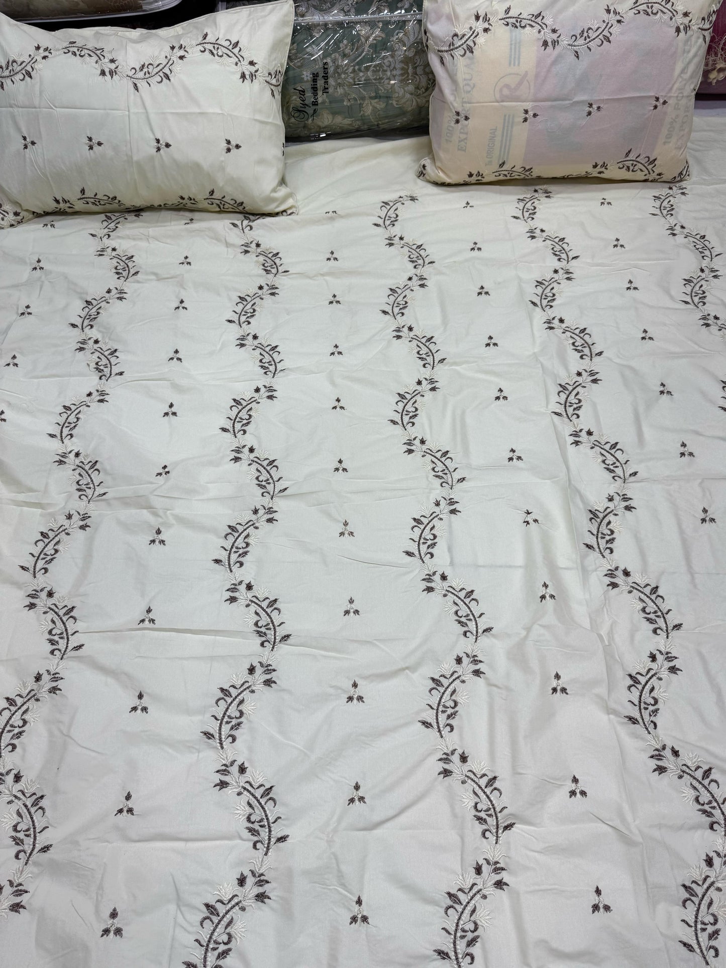 Imritree Bedsheet 3 Piece Set – Pure Cotton | Soft & Breathable Bedding